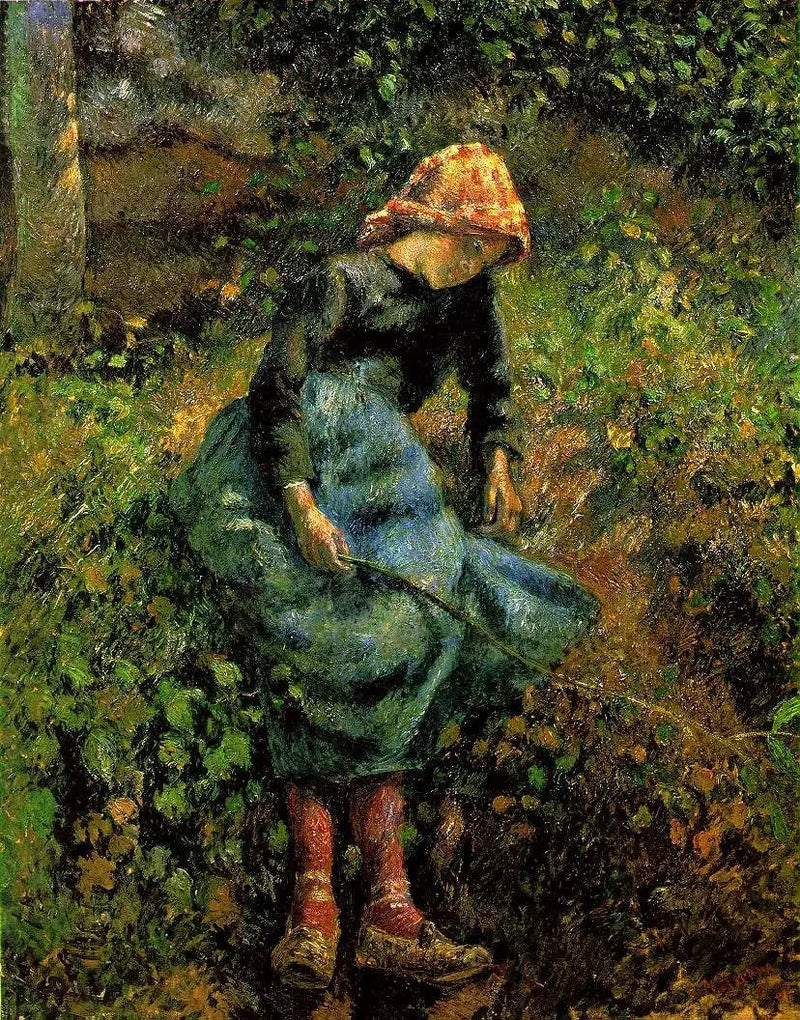 Hyrdinden - Camille Pissarro