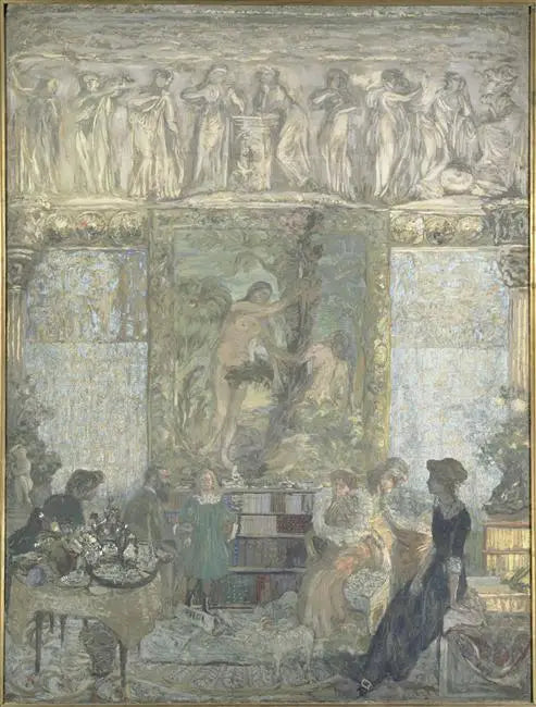 La Bibliothèque - Édouard Vuillard