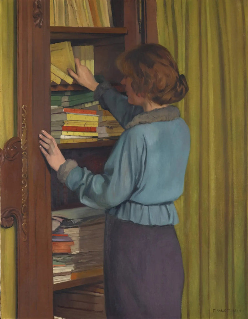 Biblioteket - Félix Vallotton