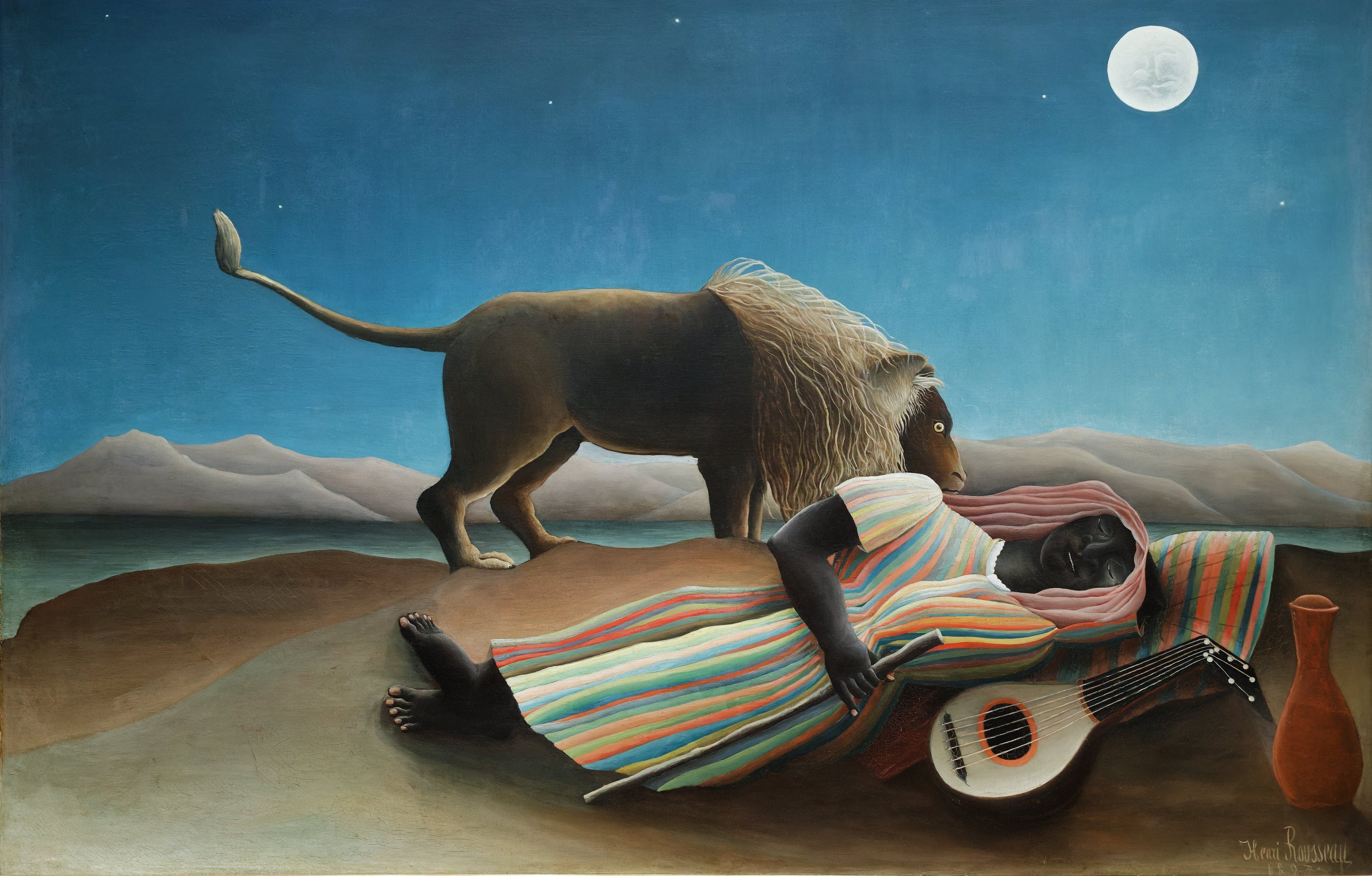 Den sovende boheme - Henri Rousseau