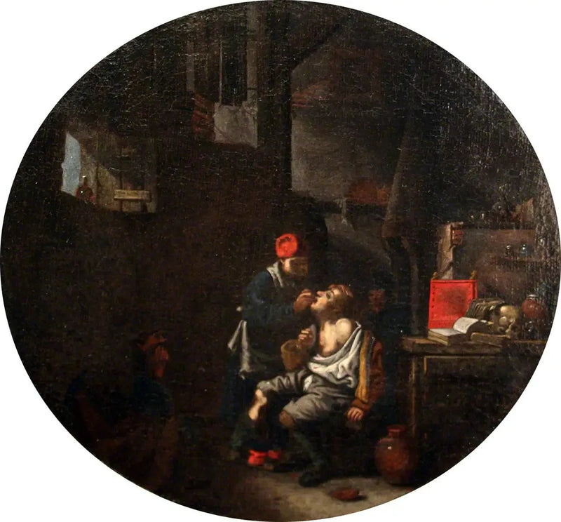 La boutique du tandlæge - David Teniers le Jeune