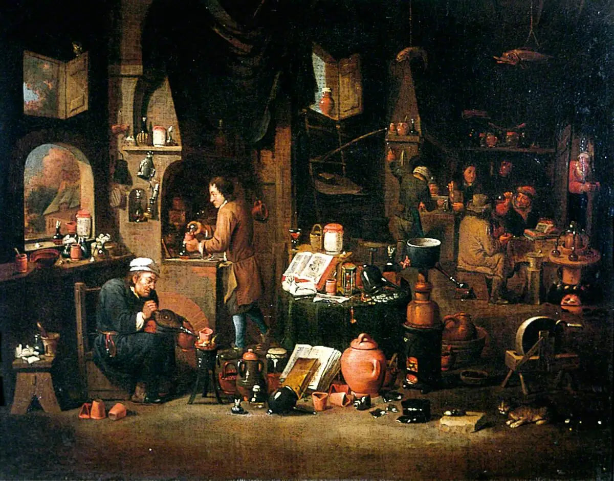 La boutique du docteur - David Teniers le Jeune - Alpha Reproduction