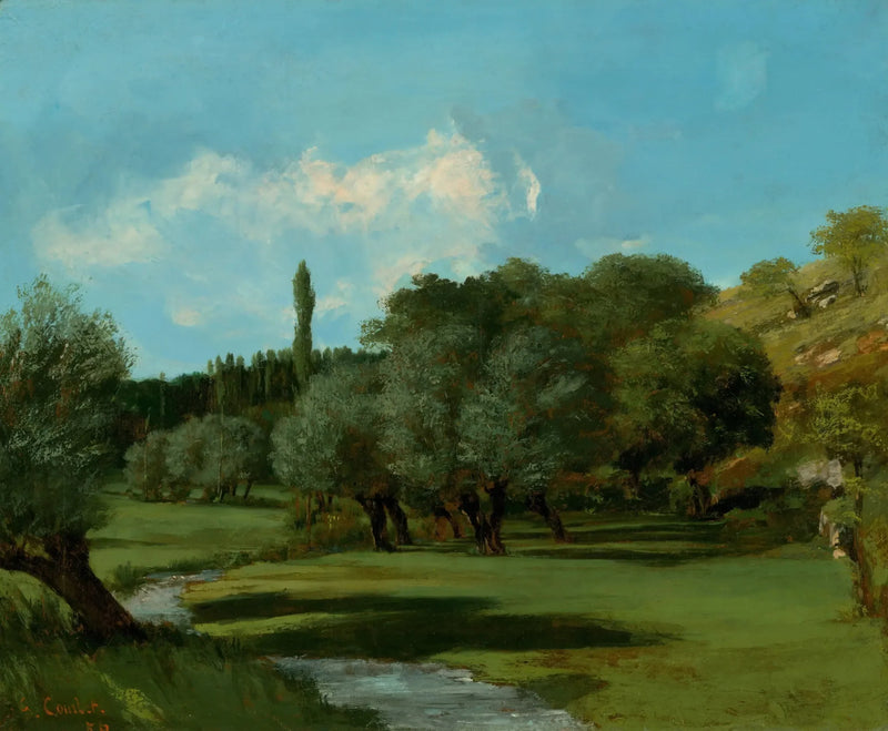 La Bretonnerie i departementet Indre - Gustave Courbet