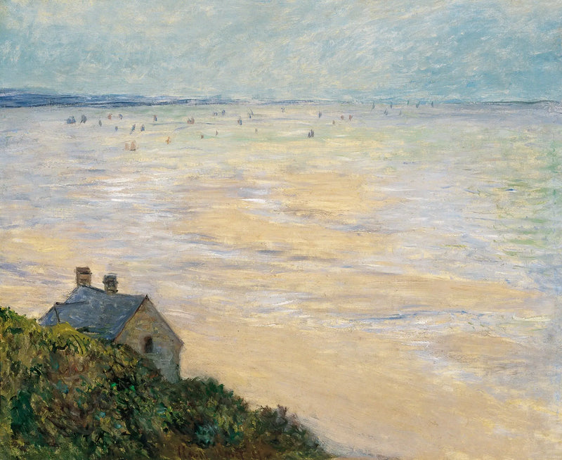 La Cabane à Trouville, lavvande - Claude Monet