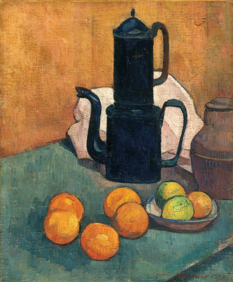 Den blå kaffemaskine - Émile Bernard
