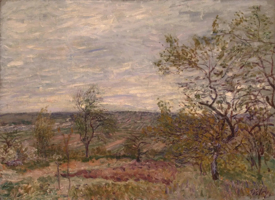 Kampagnen i Veneux - Alfred Sisley