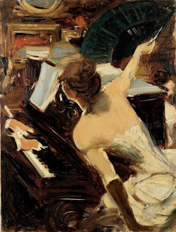 Den Verdenskendte Sangerinde - Giovanni Boldini