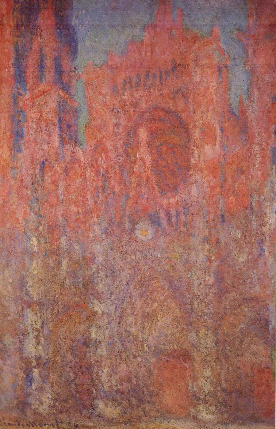 Rouen Katedralen, Portalen - Claude Monet