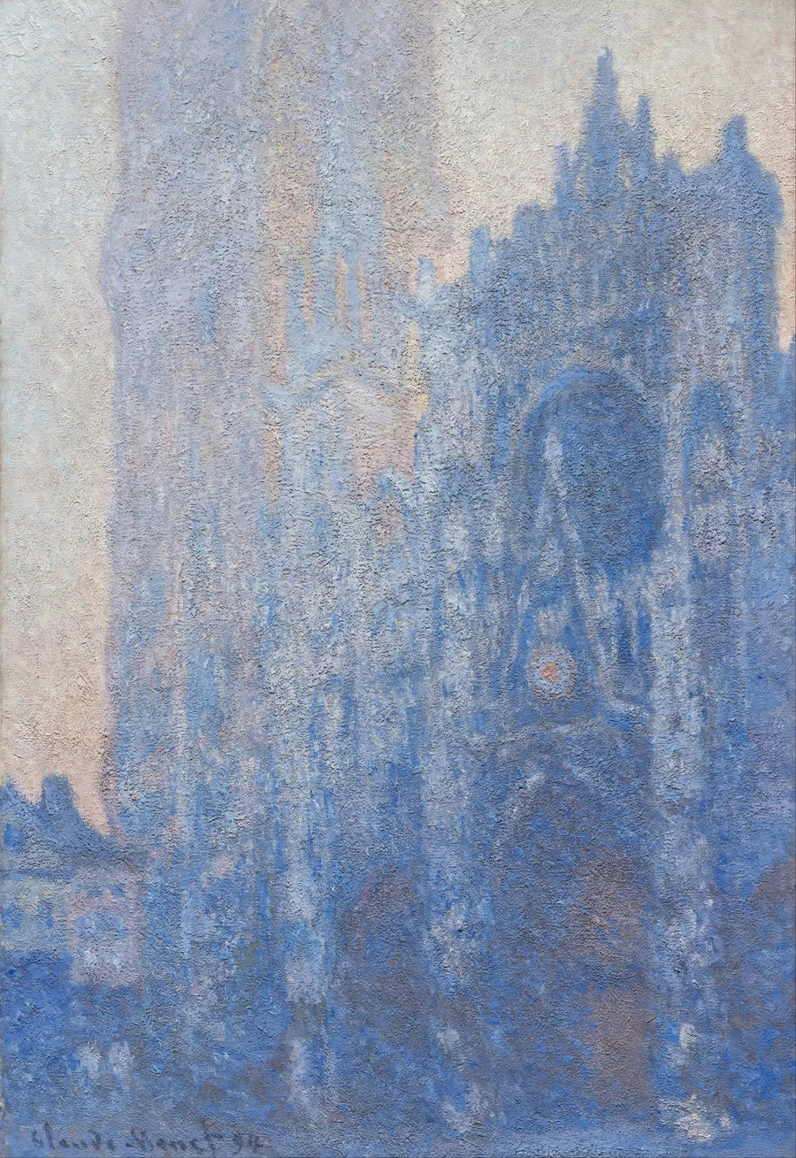 Rouen Katedralen, Portalen og Albane-tårnet, Aube - Claude Monet