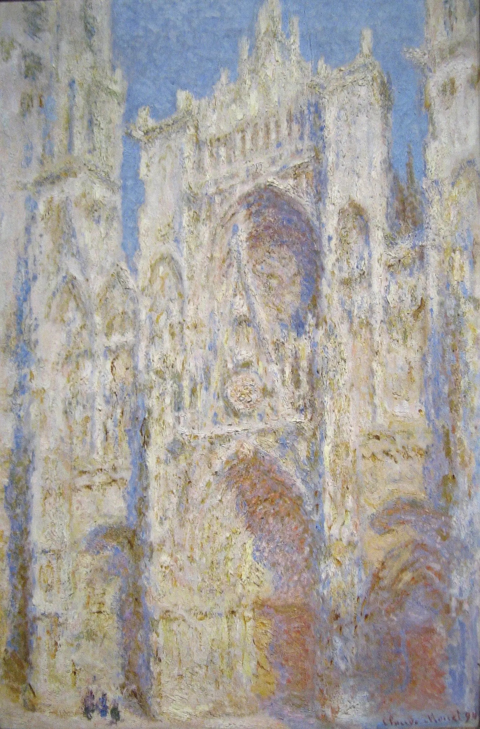 La Cathédrale de Rouen, le Portail, Soleil - Claude Monet image 1 copie de tableau peinte à la main