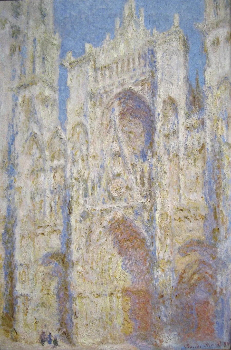 Rouen Katedralen, Portalen, Sol - Claude Monet