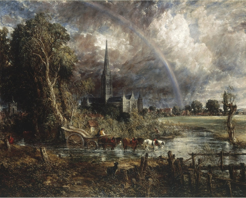 Salisbury Domkirke fra markerne - John Constable
