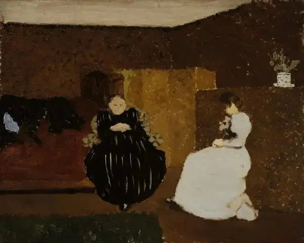 La causette - Édouard Vuillard