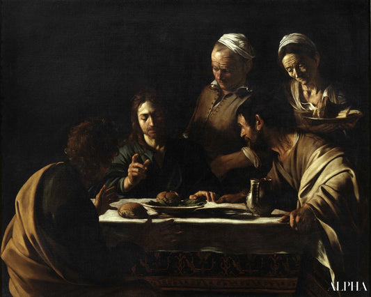 "Måltidet i Emmaus - Caravaggio - Reproduktioner af malerier og højkvalitets malerier"