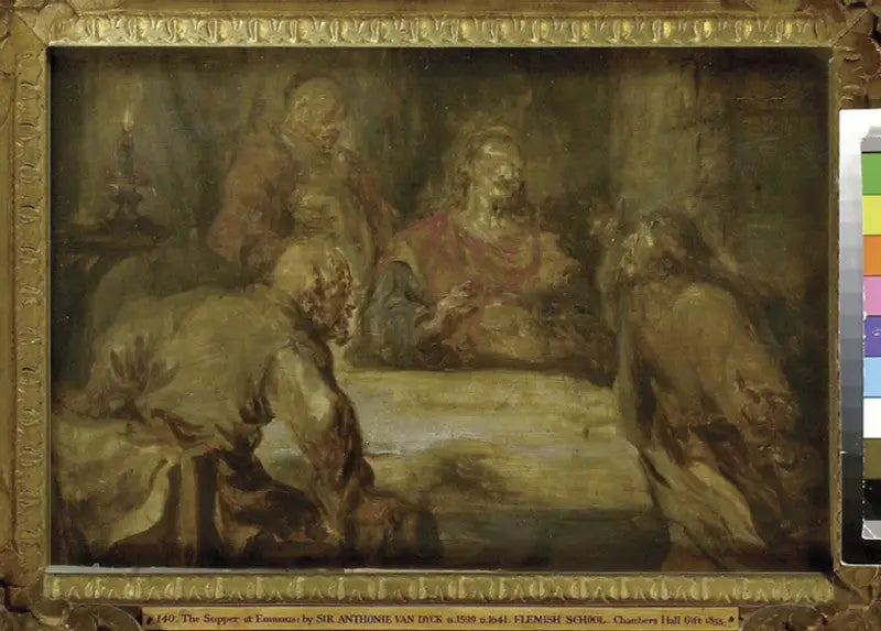 Den sidste nadver af Emmaus - Antoine van Dyck