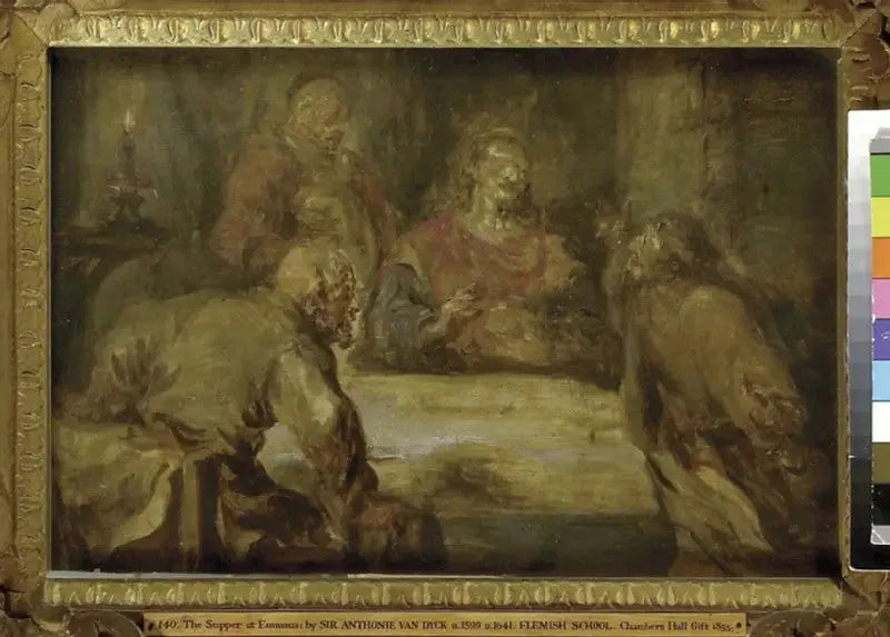 Den sidste nadver af Emmaus - Antoine van Dyck