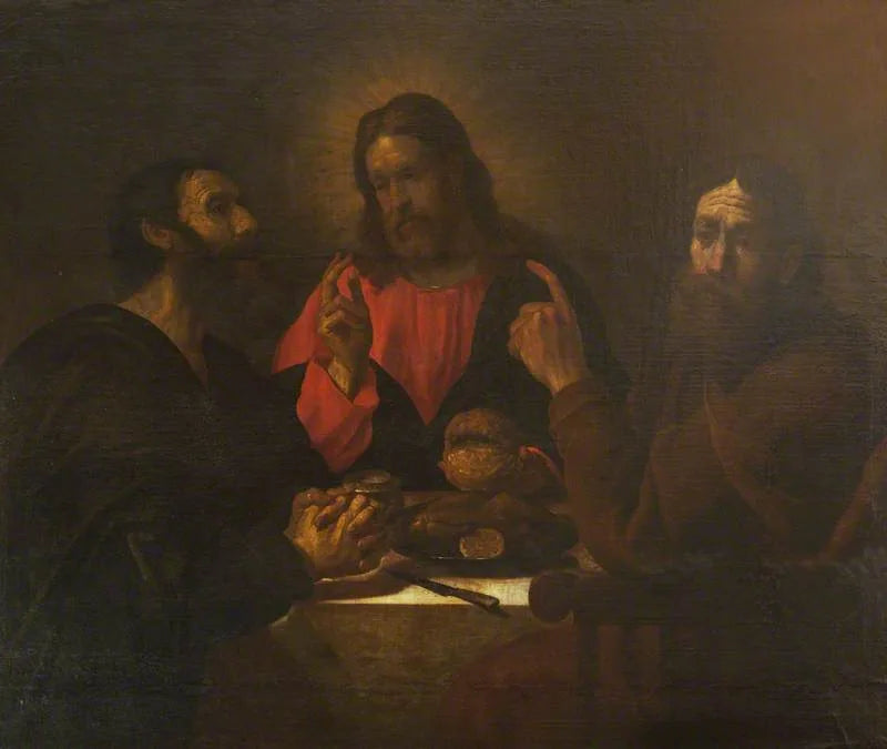 Emmaus-måltidet - Ludovico Carracci