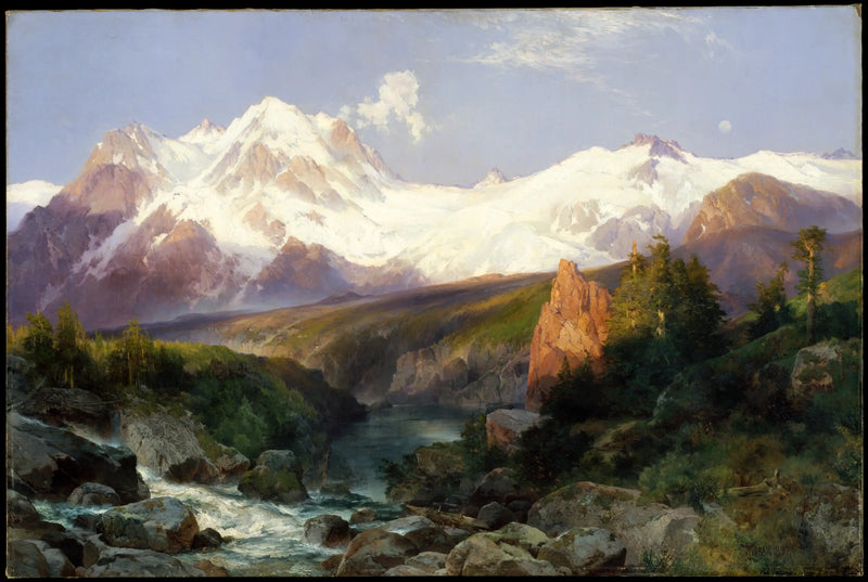 Tetons-kæden - Thomas Moran