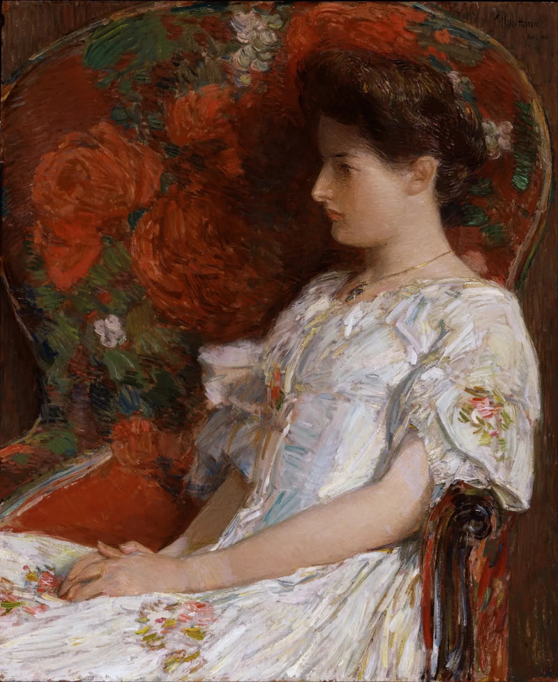 Den victorianske stol - Childe Hassam