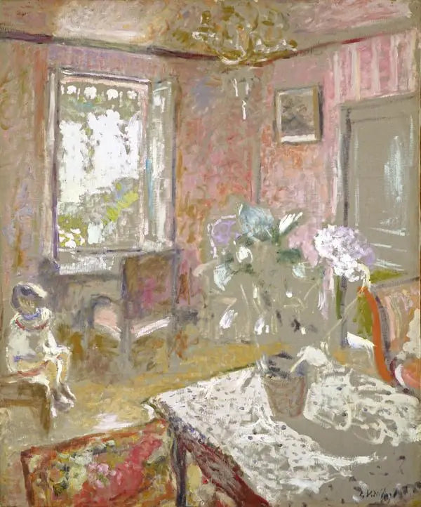 Det rosa værelse - Édouard Vuillard