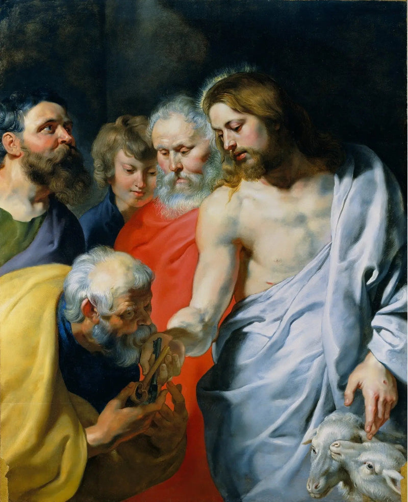 Kristi byrde på Peter - Peter Paul Rubens