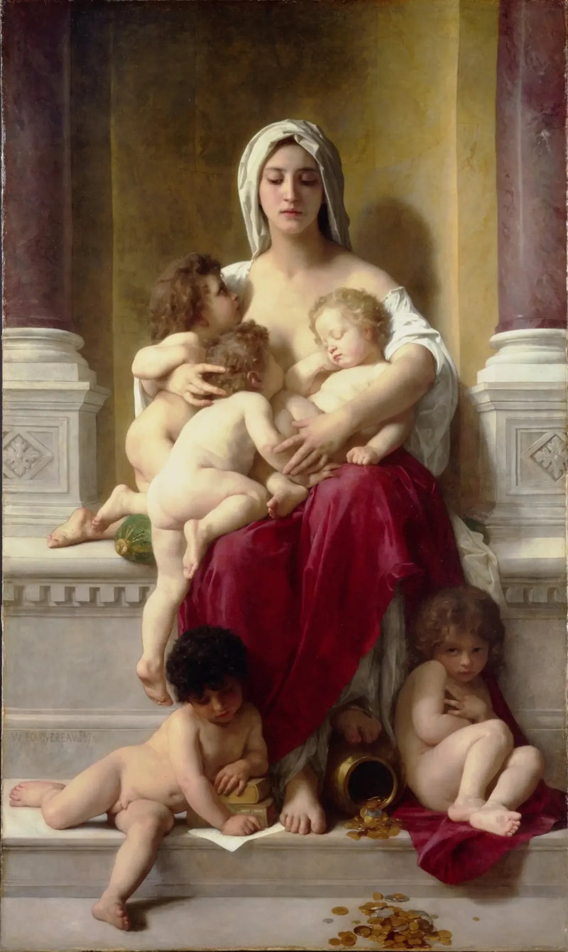 Den Velgørenhed - Bouguereau