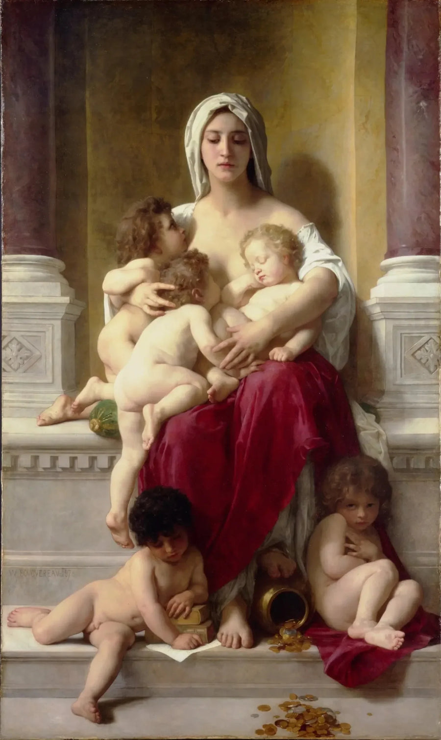 Den Velgørenhed - Bouguereau