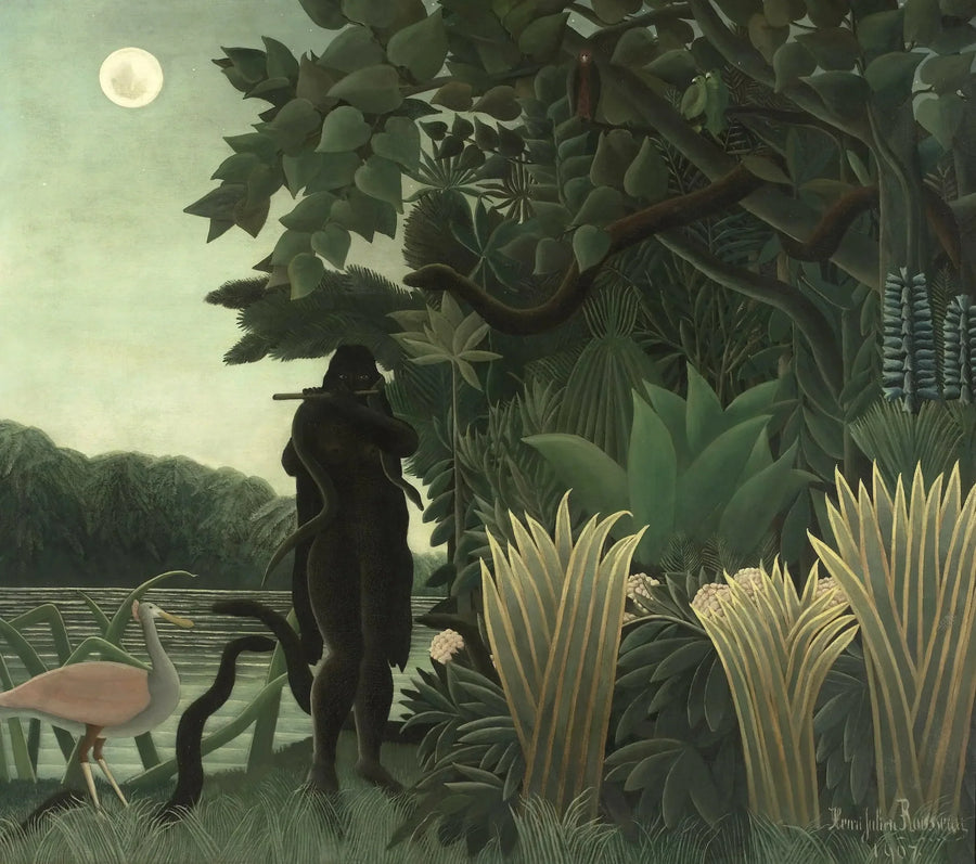 La Charmeuse de serpents - Henri Rousseau image 1 reproduction d’œuvre d’art à l’huile