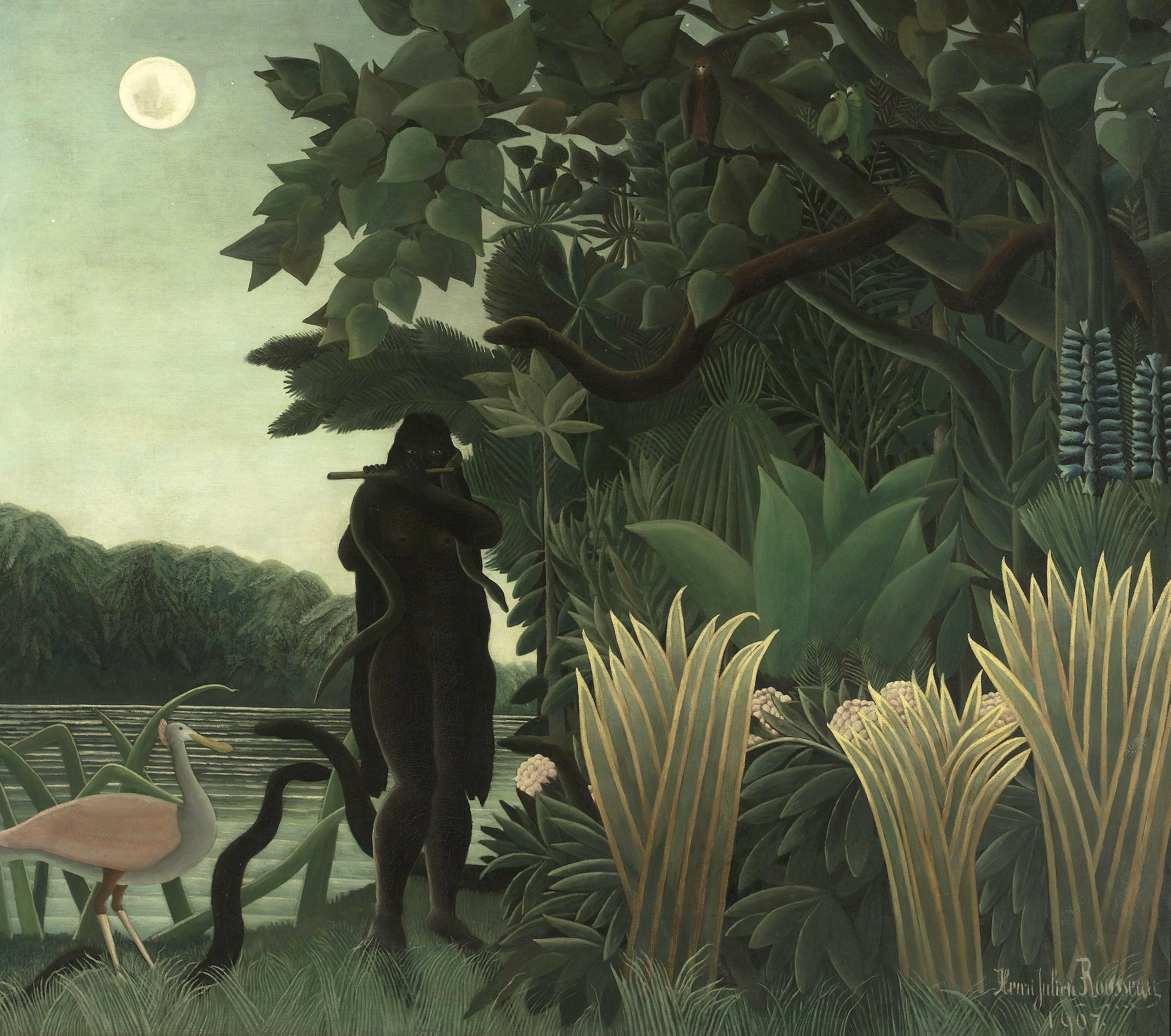 Slangebedåreren - Henri Rousseau