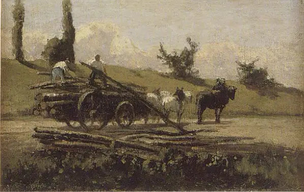 Trævogn - Camille Pissarro