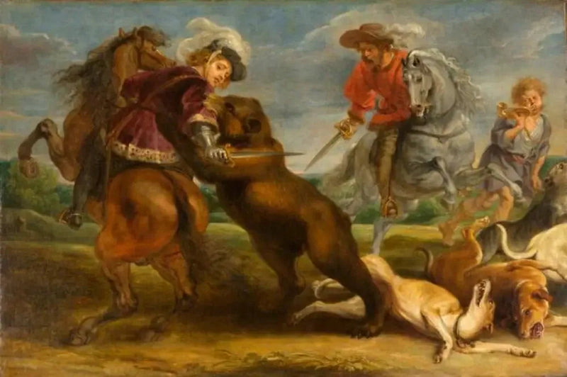 Jagt på bjørn - Peter Paul Rubens