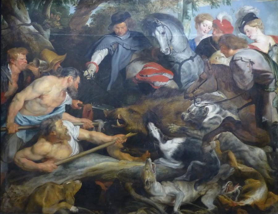 Jagt på vildsvin - Peter Paul Rubens