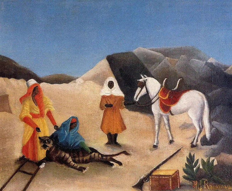 Tigrejagt - Henri Rousseau
