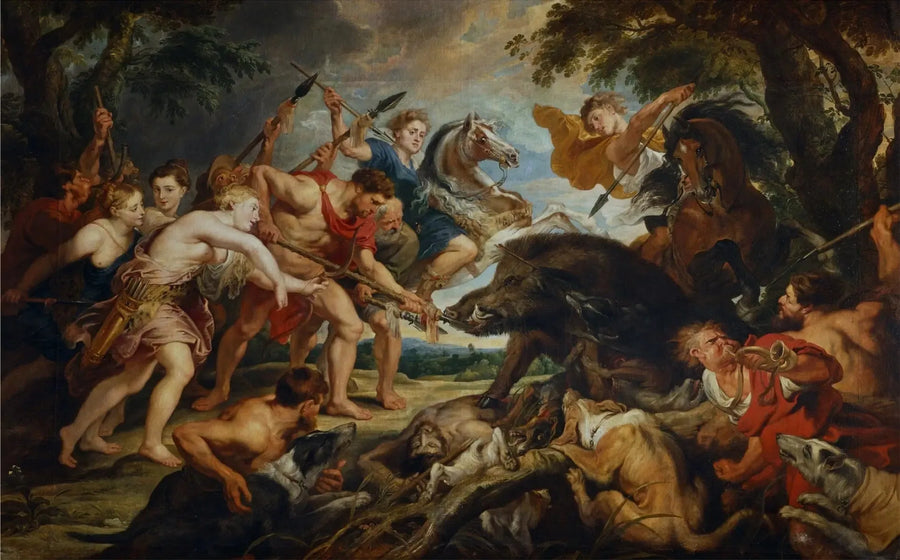 Méléagre og Atalantes jagt - Peter Paul Rubens