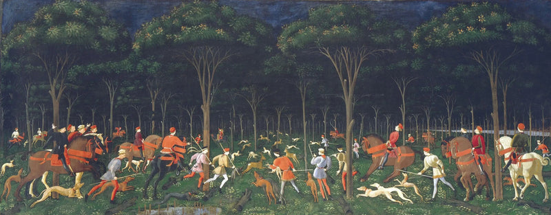 Nattjagten - Paolo Uccello