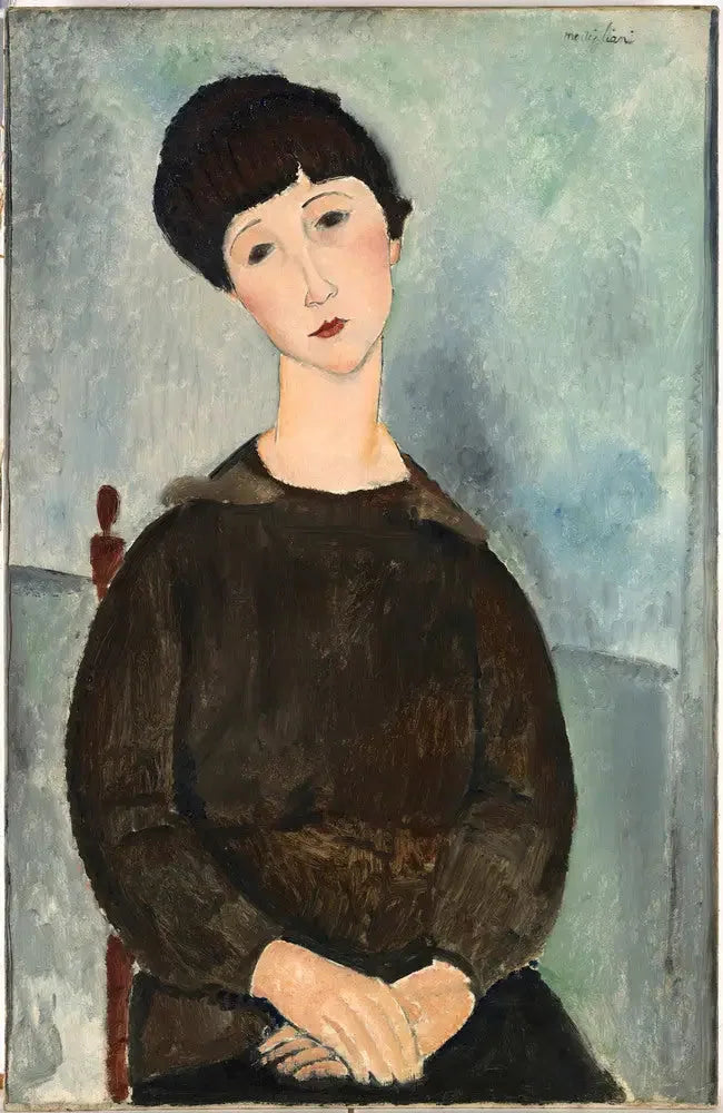 Den sorte hår - Amedeo Modigliani
