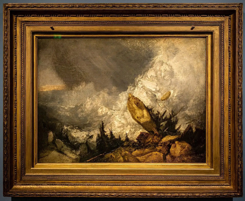 Faldet af en lavine i Graubünden - J. M. W. Turner