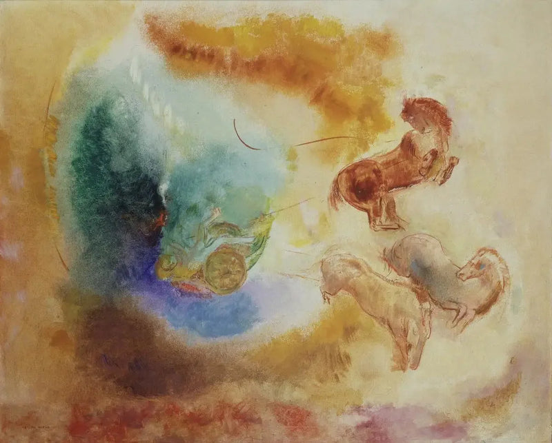 Phaëtons Fald - Odilon Redon