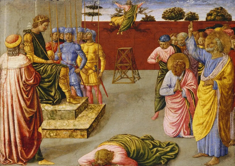 Simon Magus' Fald - Benozzo Gozzoli