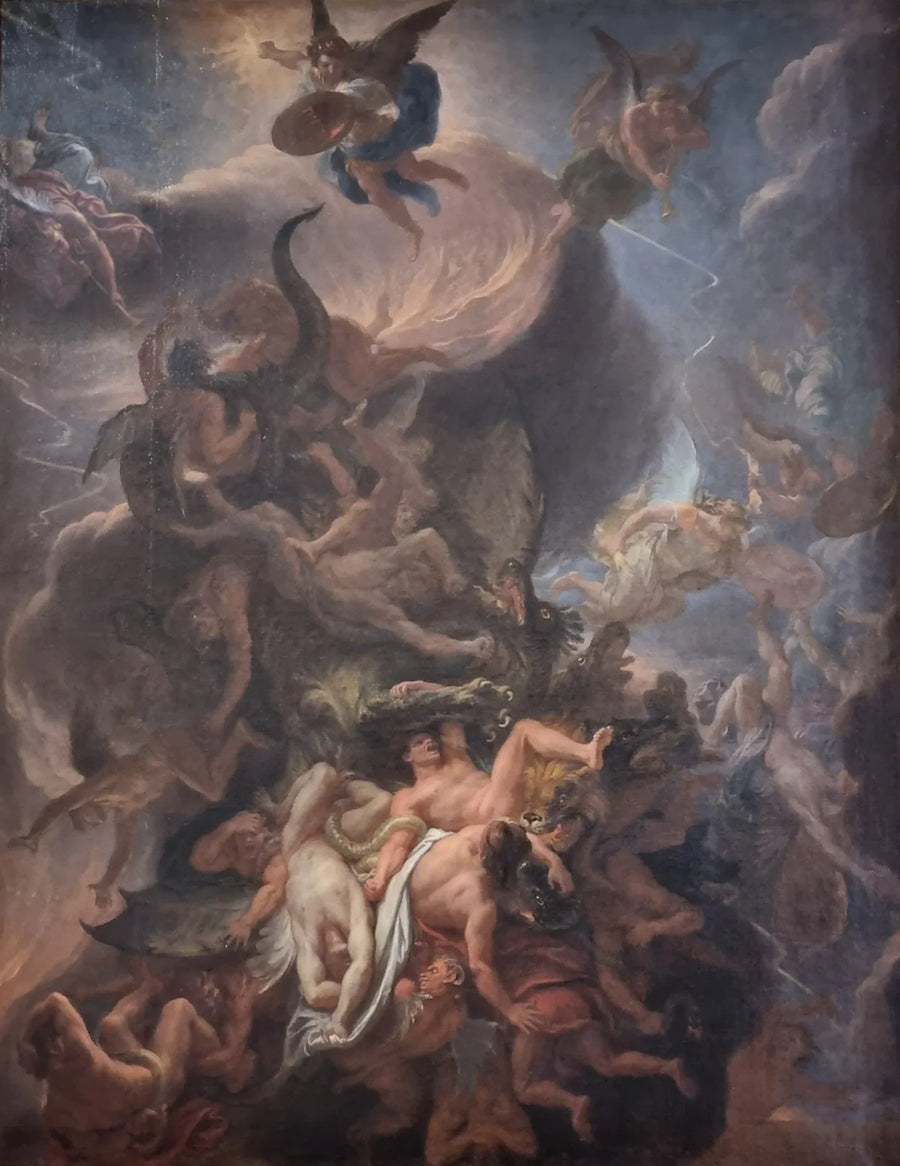 La chute des anges rebelles - Charles Le Brun