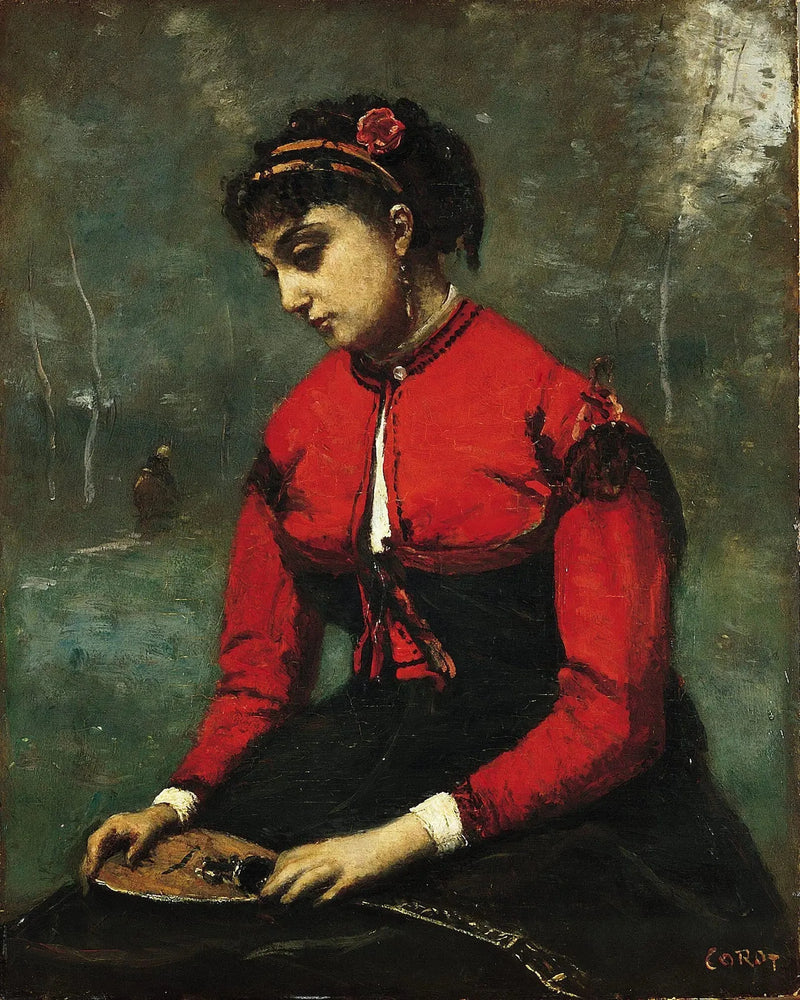 La Cicada - Jean-Baptiste Camille Corot