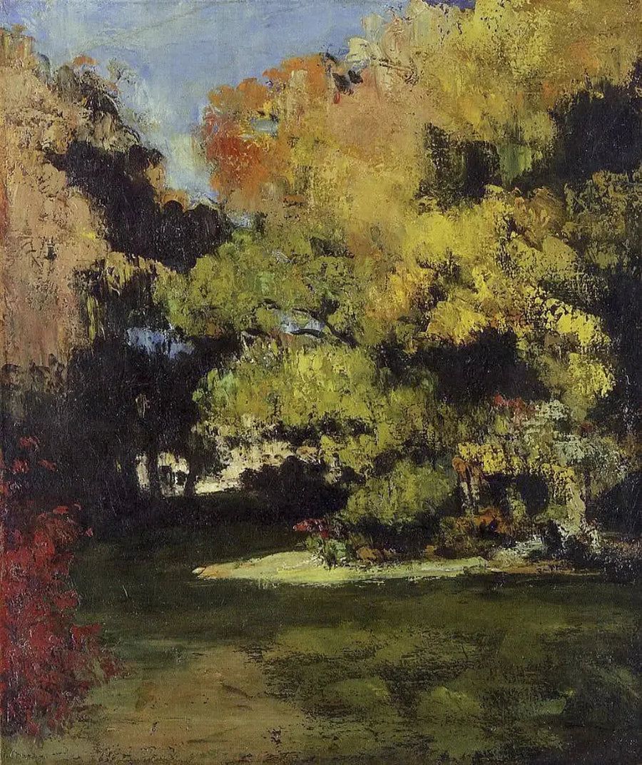 Lysningen - Paul Cézanne