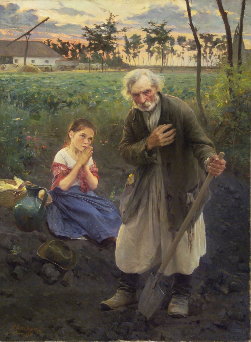 La cloche du soir - Philip de László image 1 copie de tableau peinte à la main