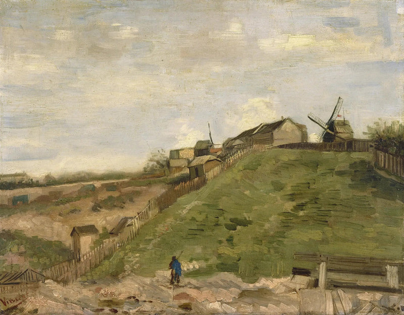 Montmartre-bakken med stenbruddet - Vincent van Gogh