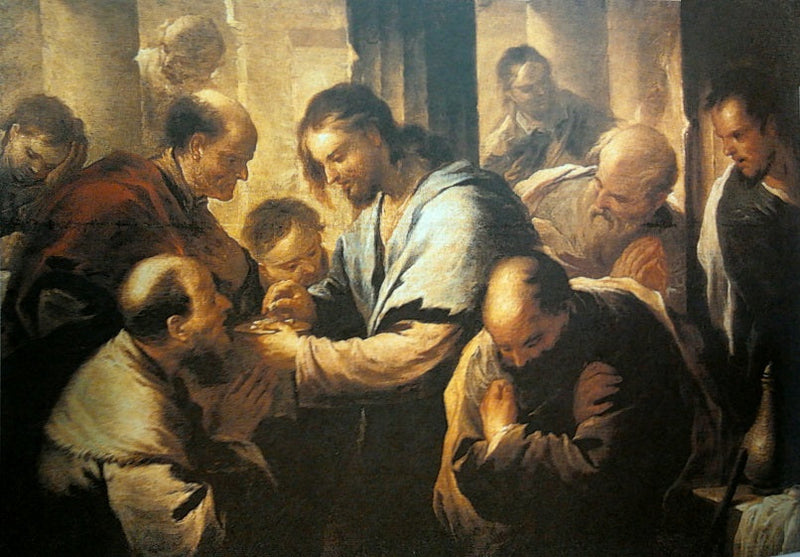 Nadveret af apostlene. - Luca Giordano