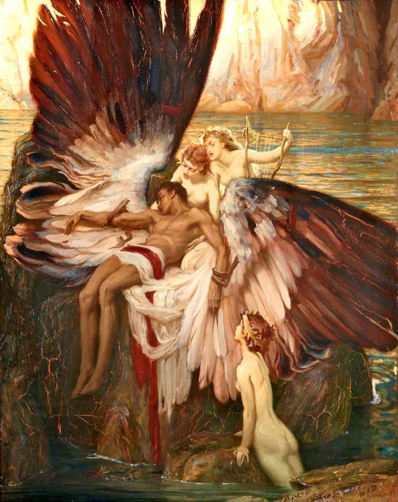 Ikaros' Klage - Herbert Draper