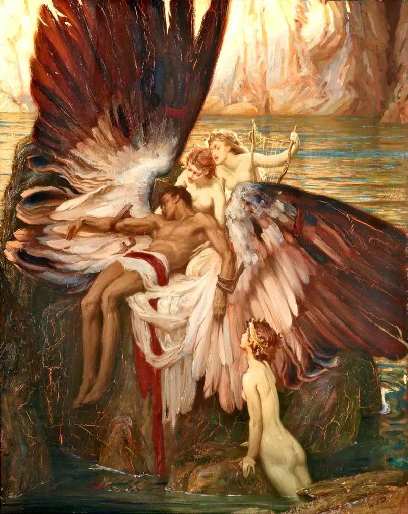 Ikaros' Klage - Herbert Draper