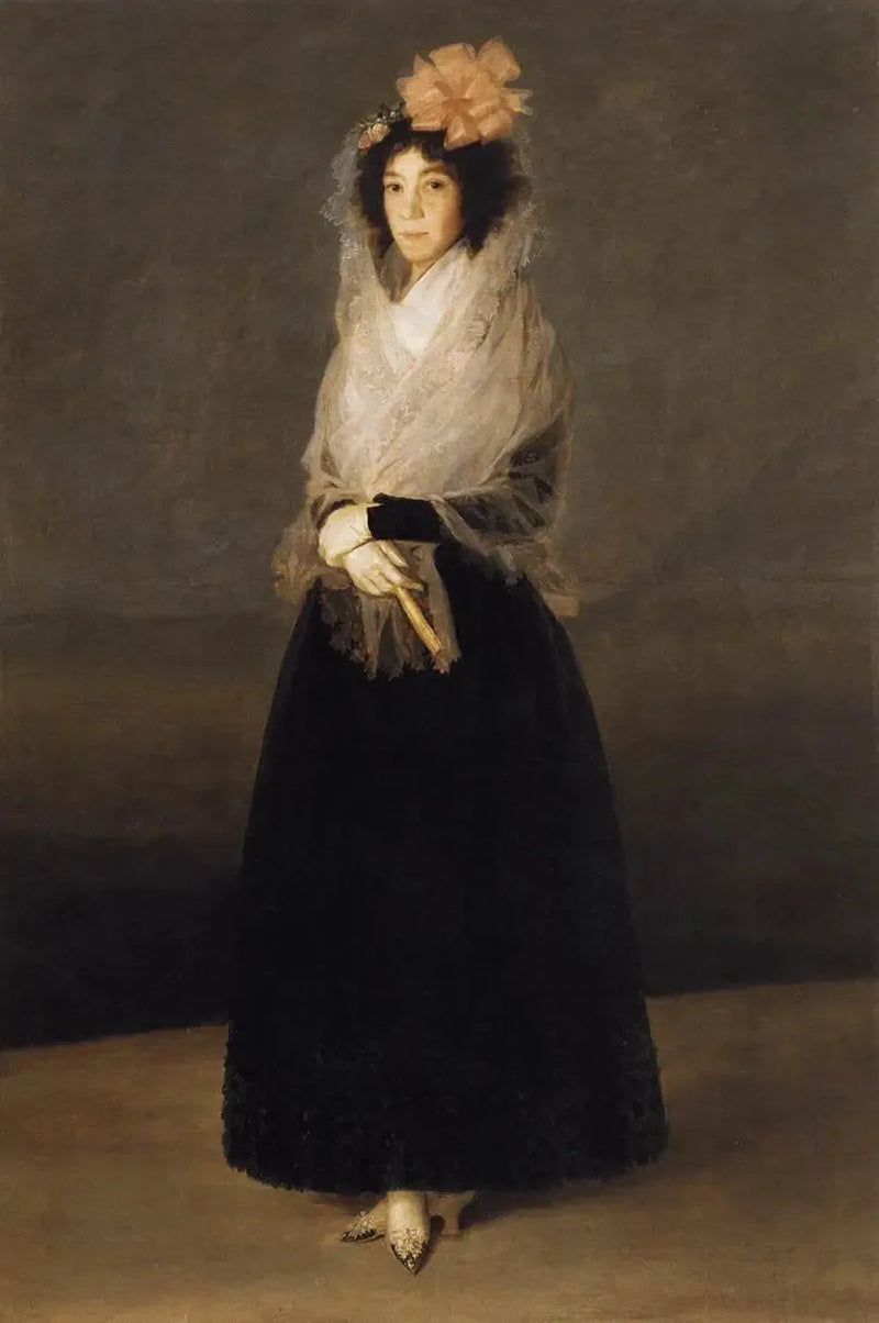 Grevinde del Carpio, markise af La Solana - Francisco de Goya