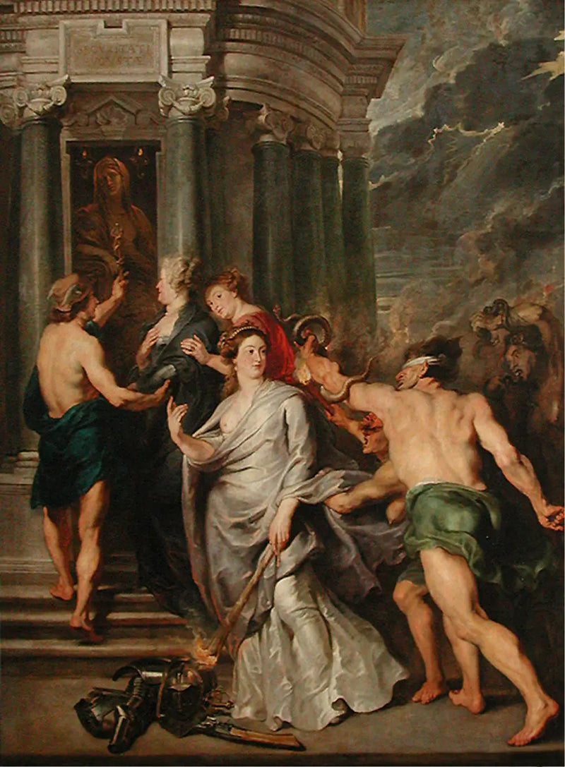 La Konklusion af freden i Angers den 10. august 1620 - Peter Paul Rubens