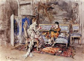 Samtalen - Giovanni Boldini